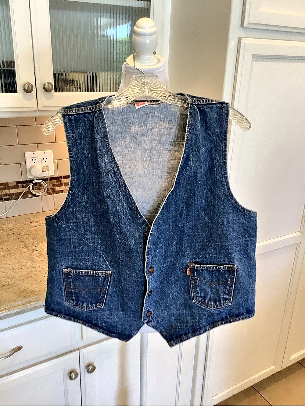 Levi's Vintage Levi's Orange Tab Denim Vest Vintage Orange Tab Denim Vest XL